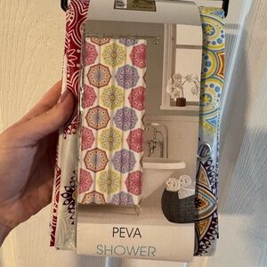 Colorful Mandala PEVA Shower Curtain